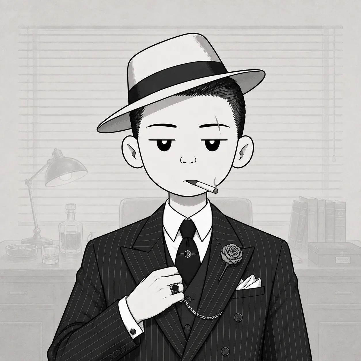 HoodStreet Agent No. 2441 — Mob boss, one of one