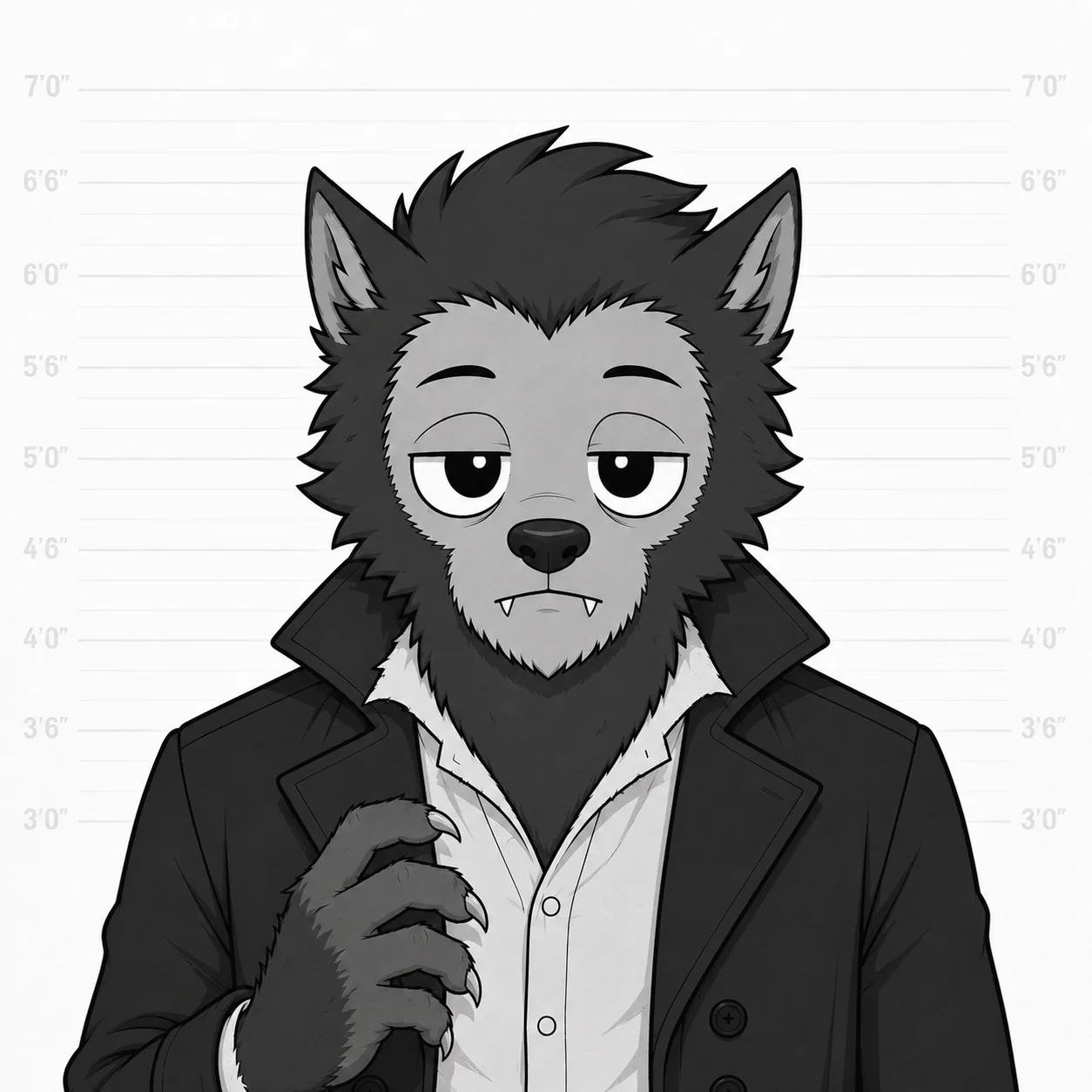 HoodStreet Agent No. 3982 — Werewolf, one of one